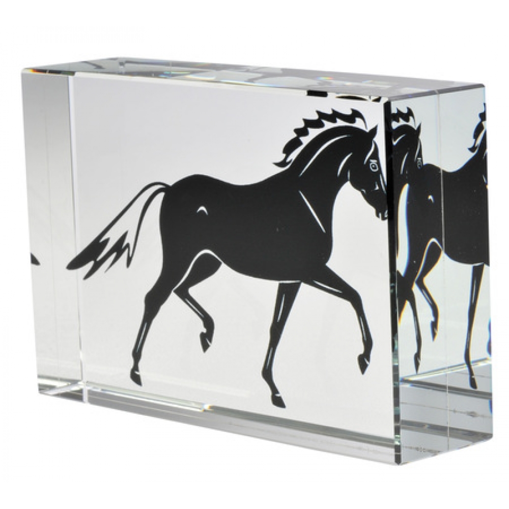 3D stiklo dekoracija Stallion