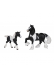 Žirgo figūrėlė Piebald Irish Cob Foal
