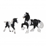 Žirgo figūrėlė Piebald Irish Cob Foal Žirgo figūrėlė Piebald Irish Cob Foal