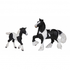 Žirgo figūrėlė Piebald Irish Cob Foal