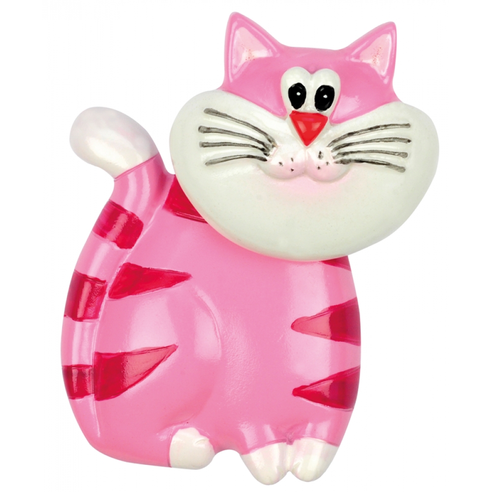 Šaldytuvo magnetas "Cat", rožinis Šaldytuvo magnetas "Cat", rožinis