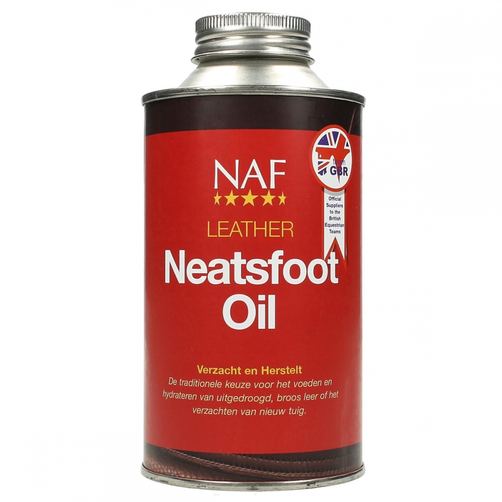 NAF Neatsfoot Oil aliejus odiniam inventoriui