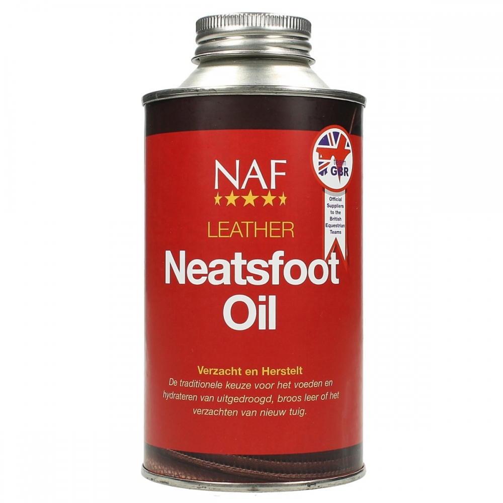 NAF Neatsfoot Oil aliejus odiniam inventoriui NAF Neatsfoot Oil aliejus odiniam inventoriui