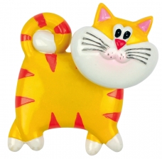Šaldytuvo magnetas "Cat", geltonas