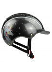 Šalmas CASCO Nori Black Gray Unicorn vaikams Šalmas CASCO Nori Black Gray Unicorn vaikams