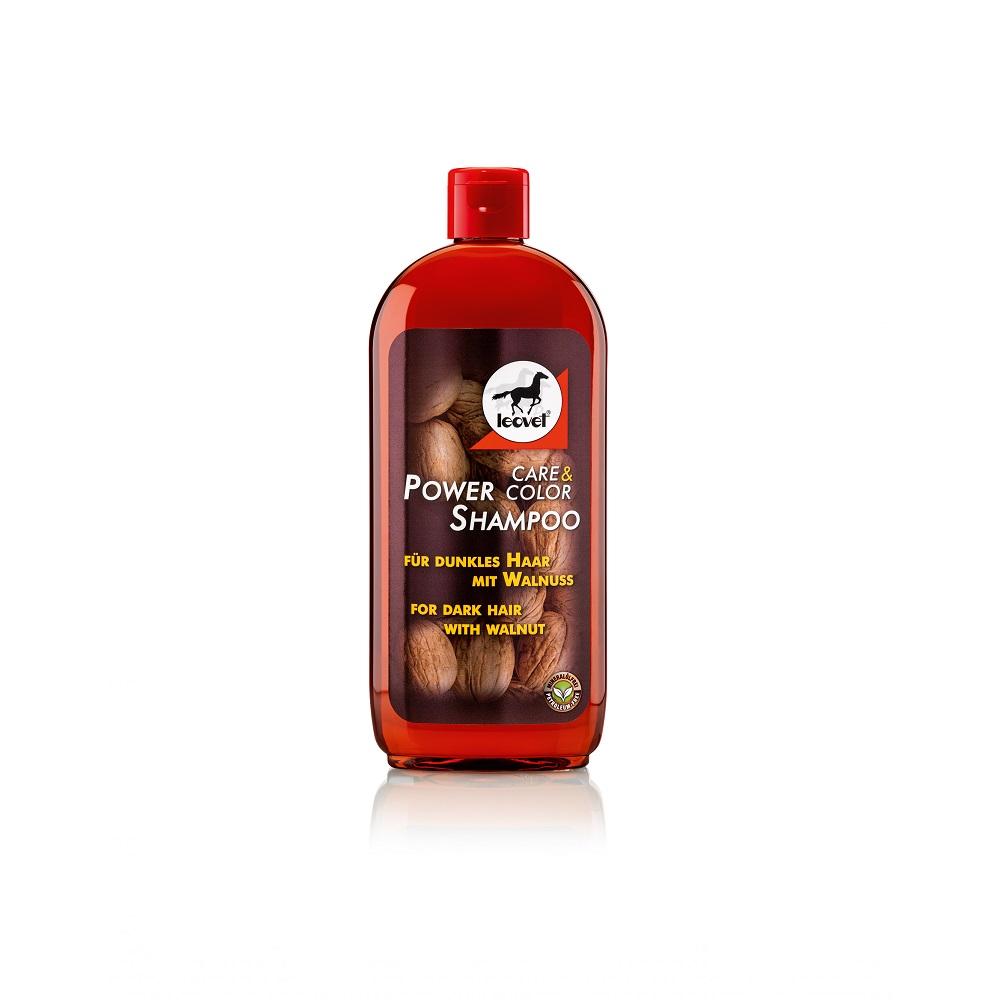 Šampūnas tamsaus kailio žirgams Leovet Power, 500 ml Šampūnas tamsaus kailio žirgams Leovet Power, 500 ml