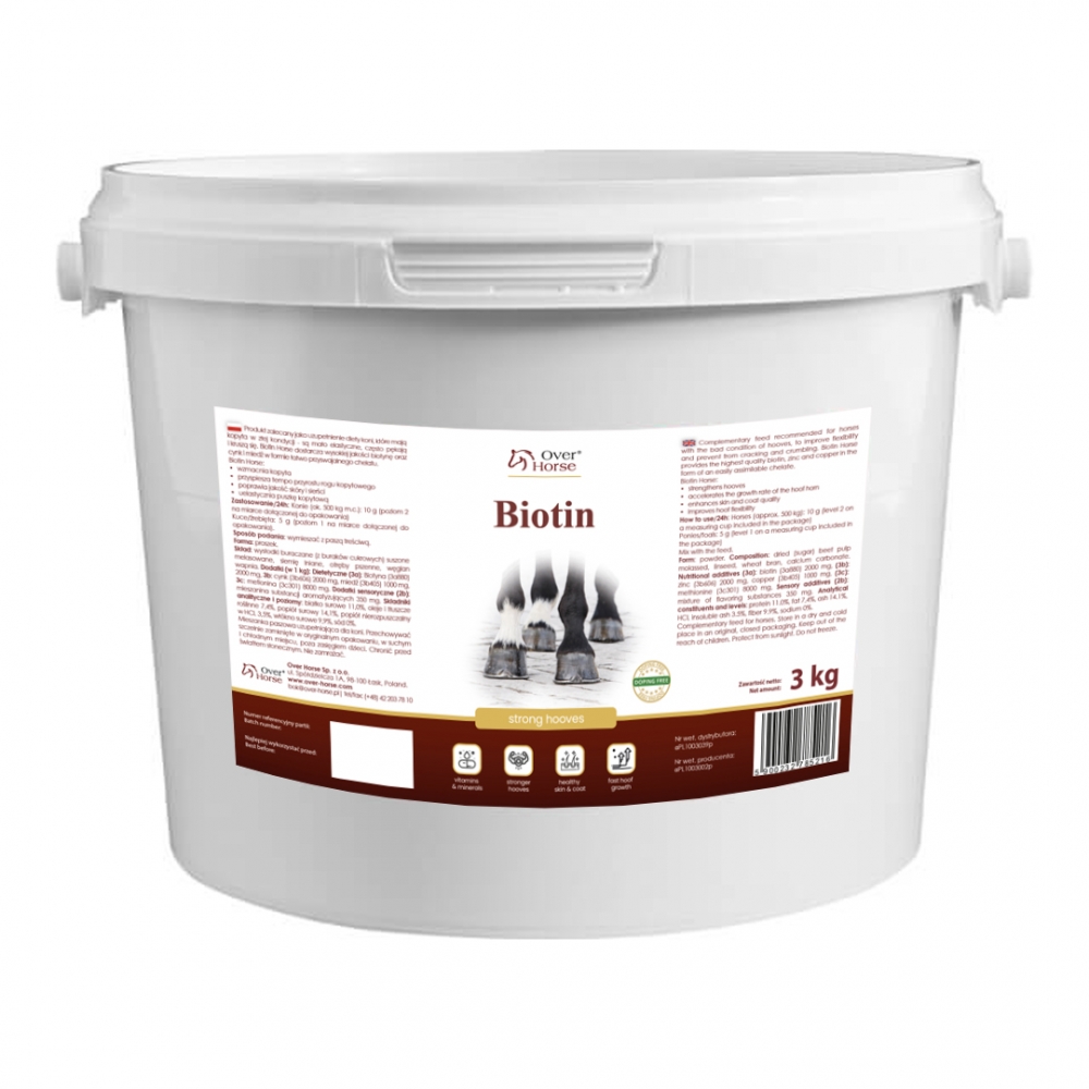 Maisto papildas BIOTIN Horse, 3kg Maisto papildas BIOTIN Horse, 3kg