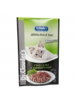 DR. CLAUDER'S drėgnas maistas katėms su vištiena ir antiena drebučiuose, 100 g DR. CLAUDER'S drėgnas maistas katėms su vištiena ir antiena drebučiuose, 100 g